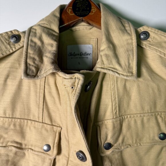 Chelsea Deboer by Lily & Lottie Tan Utility Jacket - Large - Picture 10 of 13